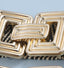 Ceinture Punk à Boucle Décorée à Rivets Multiples-WB7041