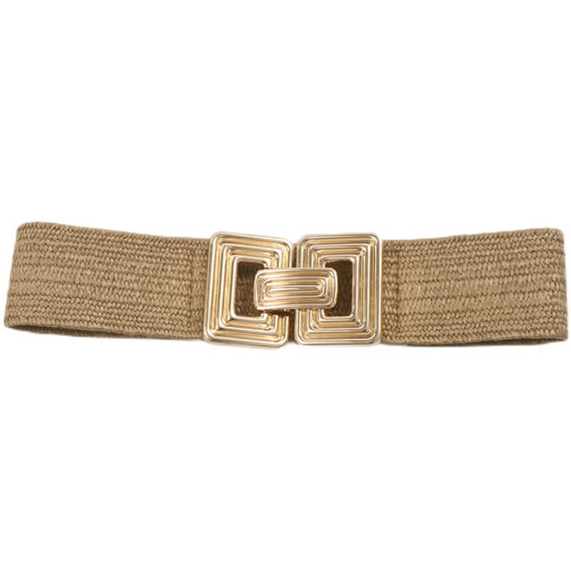 Ceinture Punk à Boucle Décorée à Rivets Multiples-WB7041