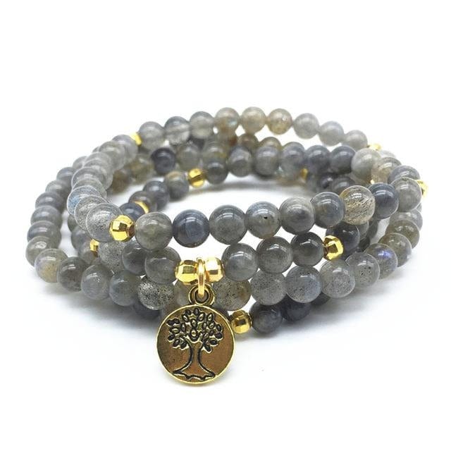 100% Natural Tourmaline Stone Beads Luck Bracelets Jewelry WAAMII labradorite  