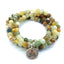 100% Natural Tourmaline Stone Beads Luck Bracelets Jewelry WAAMII   