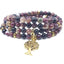 100% Natural Tourmaline Stone Beads Luck Bracelets Jewelry WAAMII tourmaline  