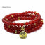 100% Natural Tourmaline Stone Beads Luck Bracelets Jewelry WAAMII   