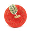3D Sparkling Crystal Rhinestone Apple Fruity Clutch bags WAAMII Red  