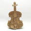 3D Sparkling Violin Shape Crystal Rhinestone Clutch bags WAAMII Gold  