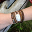 5 Wrap Natural Stone Boho Bracelets Jewelry WAAMII   