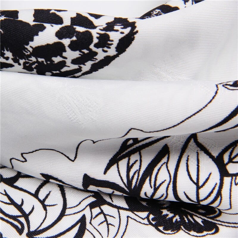 90x90cm Leopard Print Square Silk Scarves Twilly Scarf-Mutiple Patterns - - Luxury Accessories by WAAMII