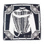 90x90cm Leopard Print Square Silk Scarves Twilly Scarf-Mutiple Patterns Accessories WAAMII   