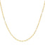 925 Sterling Silver Gold Plated Link Chain Necklace