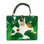 Animal Embroidery Beading Green Evening Bag Box Clutch bags WAAMII Default Title  