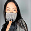 Bling Rhinestone Tassel Face Mask 2 Styles-Z97 - Style 1 - Luxury Accessories by WAAMII