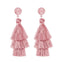 Bohemian Stone Tassel Drop Dangle Earrings - R7 - Luxury Jewelry by WAAMII
