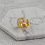 Brass With 18K Yellow Gold Plated English Letters Alphabet Rings Size Adjustable Jewelry WAAMII P  