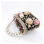 Brenda Pearl Floral Beading Honeycomb Clutch - - Luxury bags by WAAMII