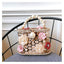 Brenda Pearl Floral Beading Honeycomb Clutch - - Luxury bags by WAAMII