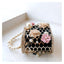 Brenda Pearl Floral Beading Honeycomb Clutch - - Luxury bags by WAAMII