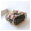 Brenda Pearl Floral Beading Honeycomb Clutch - - Luxury bags by WAAMII