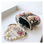 Brenda Pearl Floral Beading Honeycomb Clutch - - Luxury bags by WAAMII