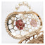 Brenda Pearl Floral Beading Honeycomb Clutch - - Luxury bags by WAAMII