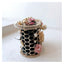 Brenda Pearl Floral Beading Honeycomb Clutch - - Luxury bags by WAAMII
