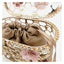 Brenda Pearl Floral Beading Honeycomb Clutch - - Luxury bags by WAAMII