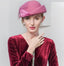 Bristish Style Wool Pillbox Hat Fascinator Derby Church Hat WB5233 Accessories WAAMII   