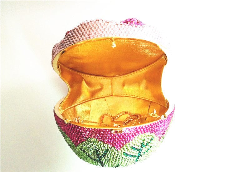 Cake Shape Colorful Crystals Clutch - - Luxury bags by WAAMII