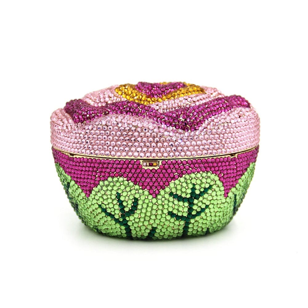 Cake Shape Colorful Crystals Clutch - - Luxury bags by WAAMII