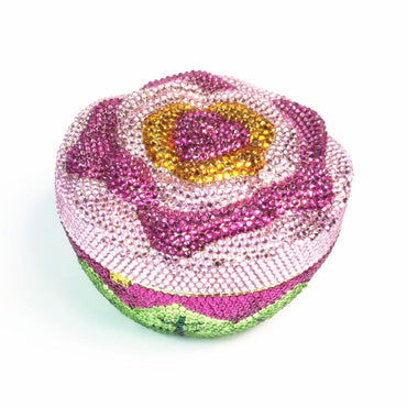 Cake Shape Colorful Crystals Clutch - - Luxury bags by WAAMII