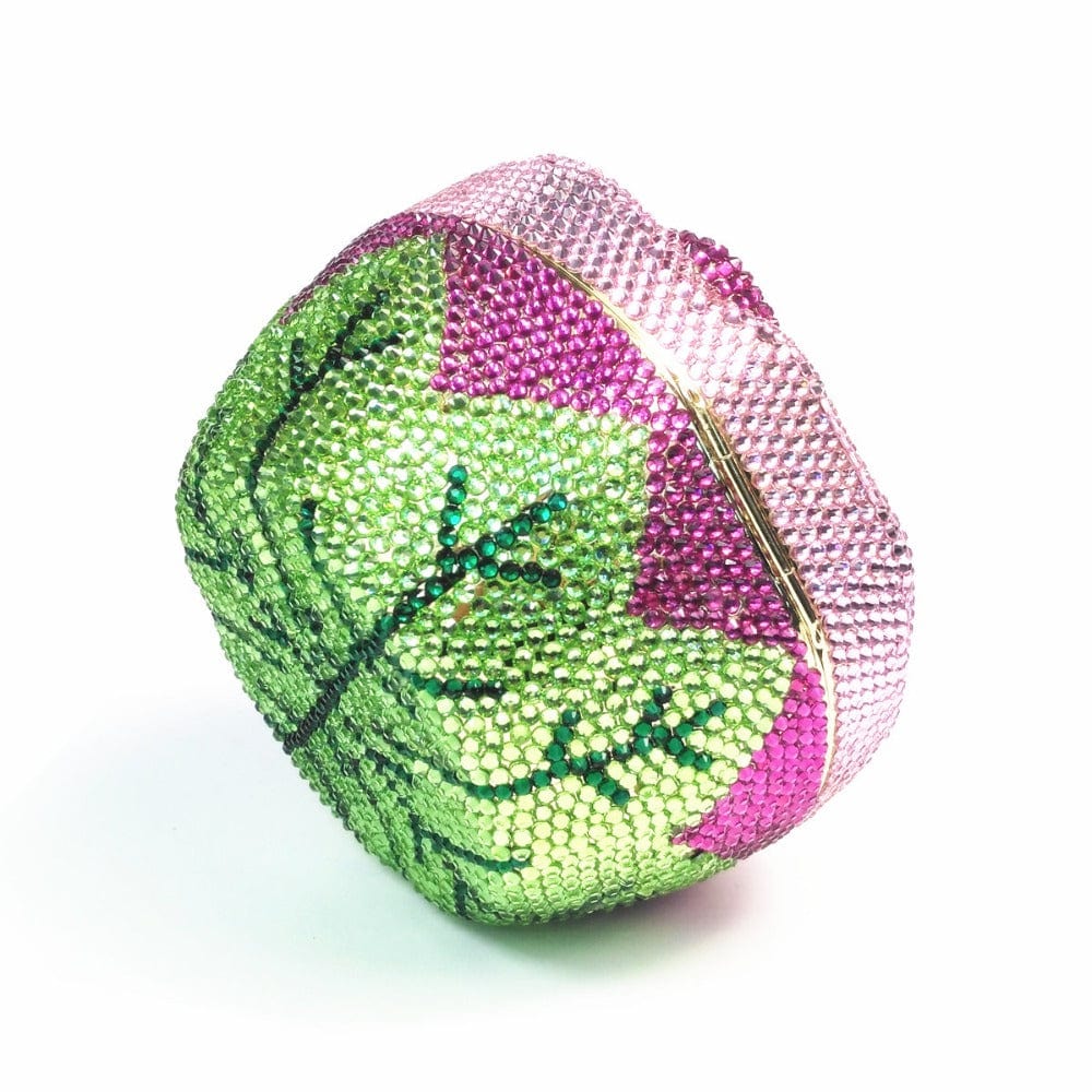 Cake Shape Colorful Crystals Clutch - - Luxury bags by WAAMII