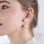 Candy Mixed Color Double Sided Pearl Stud Earrings Jewelry WAAMII   