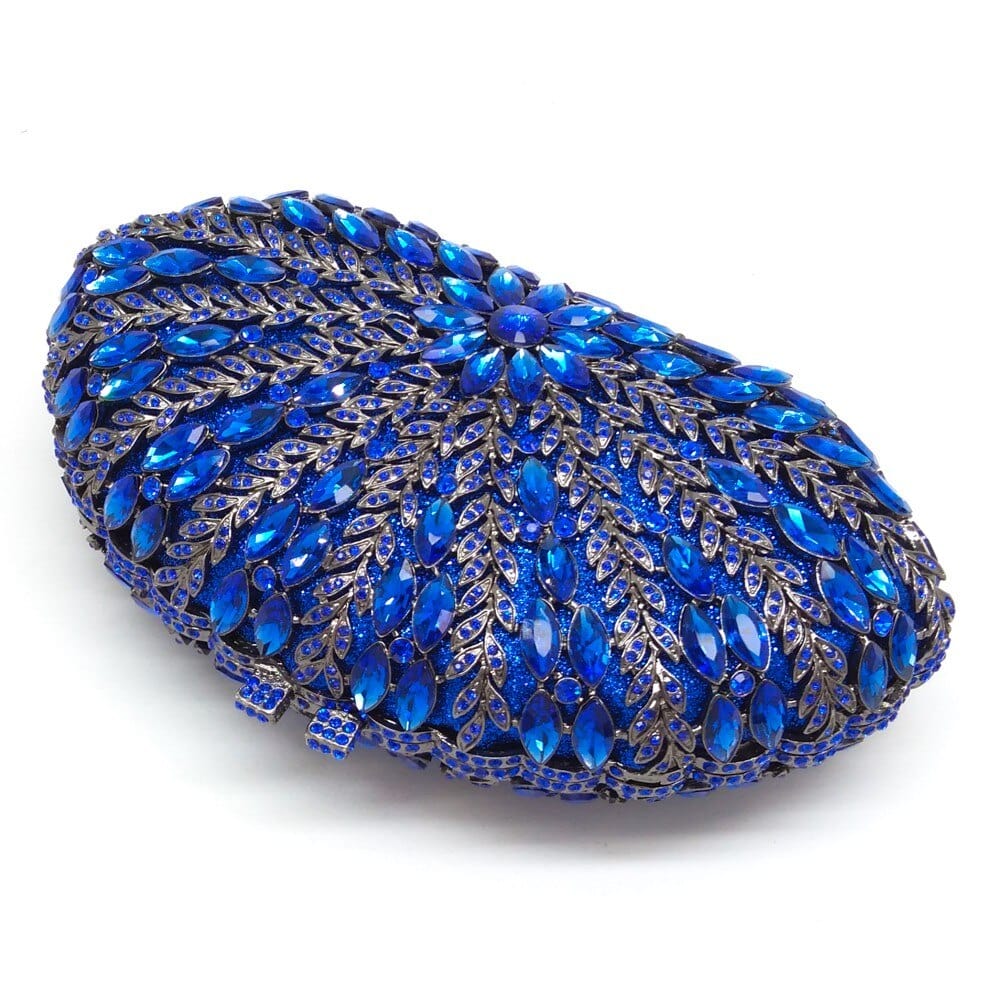 Cecilia Green Emerald Diamond Clutch - - Luxury bags by WAAMII
