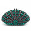 Cecilia Green Emerald Diamond Clutch - Green - Luxury bags by WAAMII