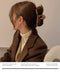 Chic  Leopard Print Flannel Hair Clip Accessories WAAMII   