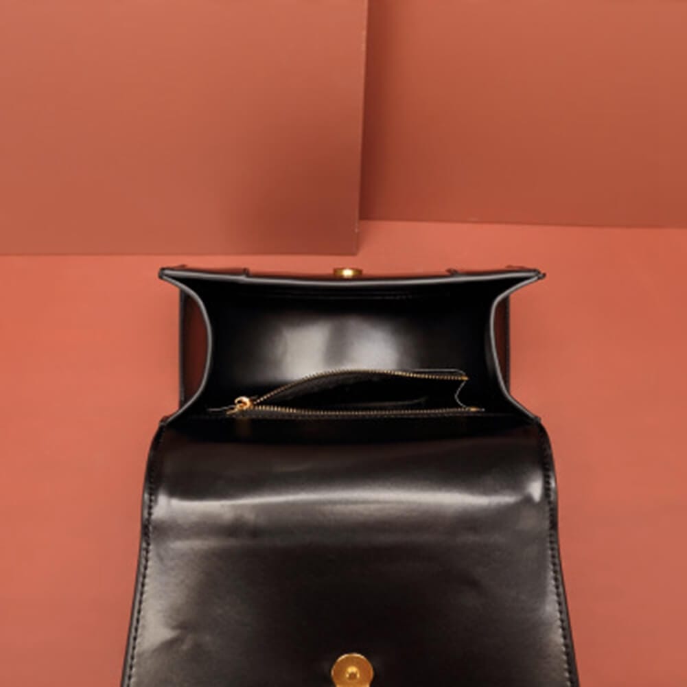 Claudie Hourglass Croc Top Handle Leather Handbag Tote bags WAAMII   