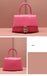 Claudie Hourglass Croc Top Handle Leather Handbag Tote bags WAAMII   