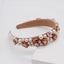 Colored Rhinestones Pearl Jeweled Headband WH938 Accessories WAAMII   
