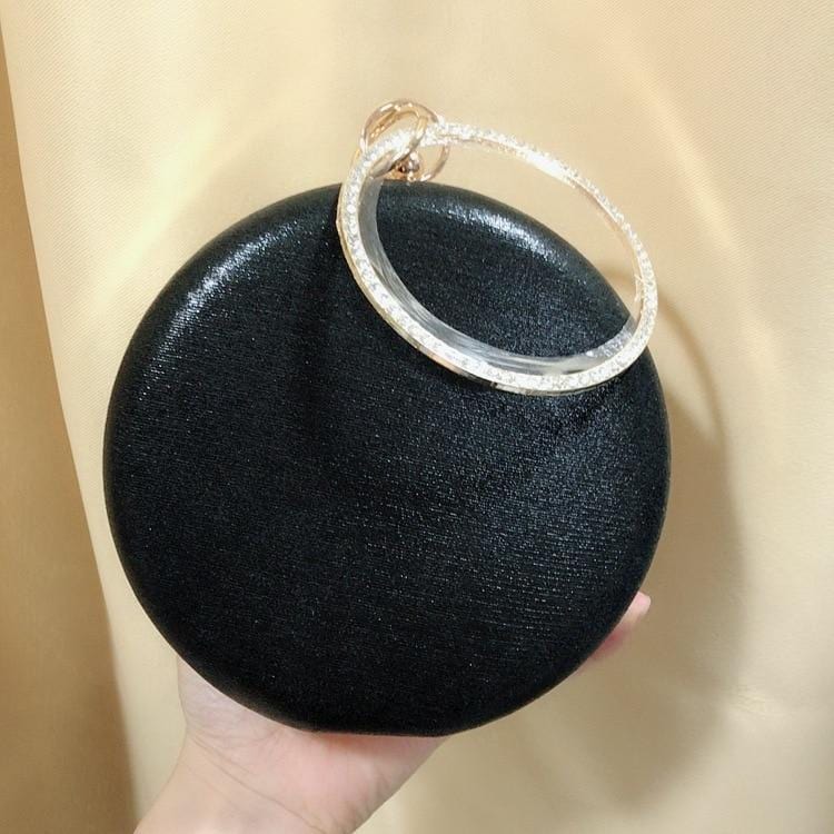 Colorful Rhinestone Crystal Round Ball Clutch - - Luxury bags by WAAMII