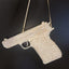 Crystal Gun Shaped Purse Pistol Style Glittering Evening Clutch bags WAAMII 07  