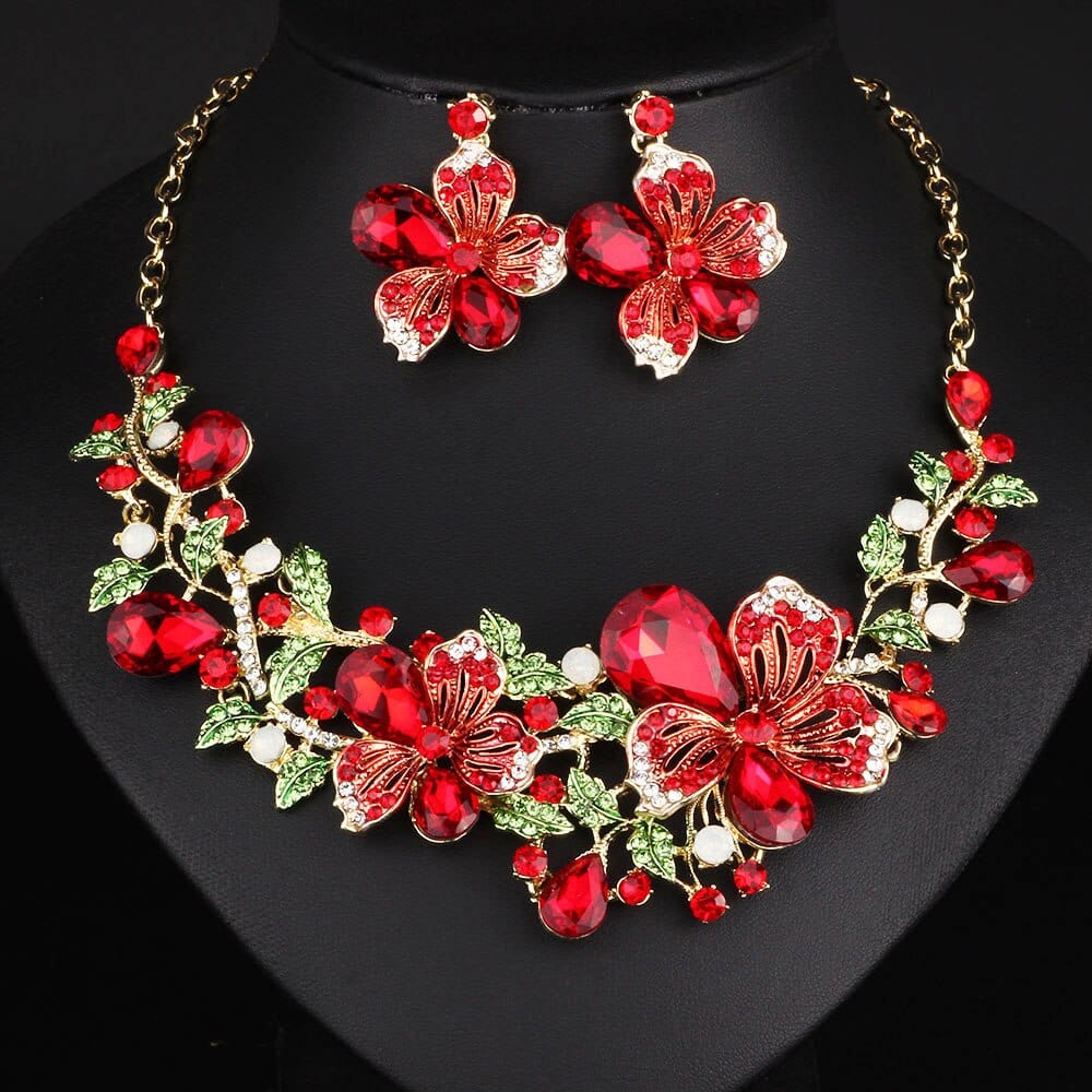 Citrus Brights Single Flower Statement Necklace | bel monili