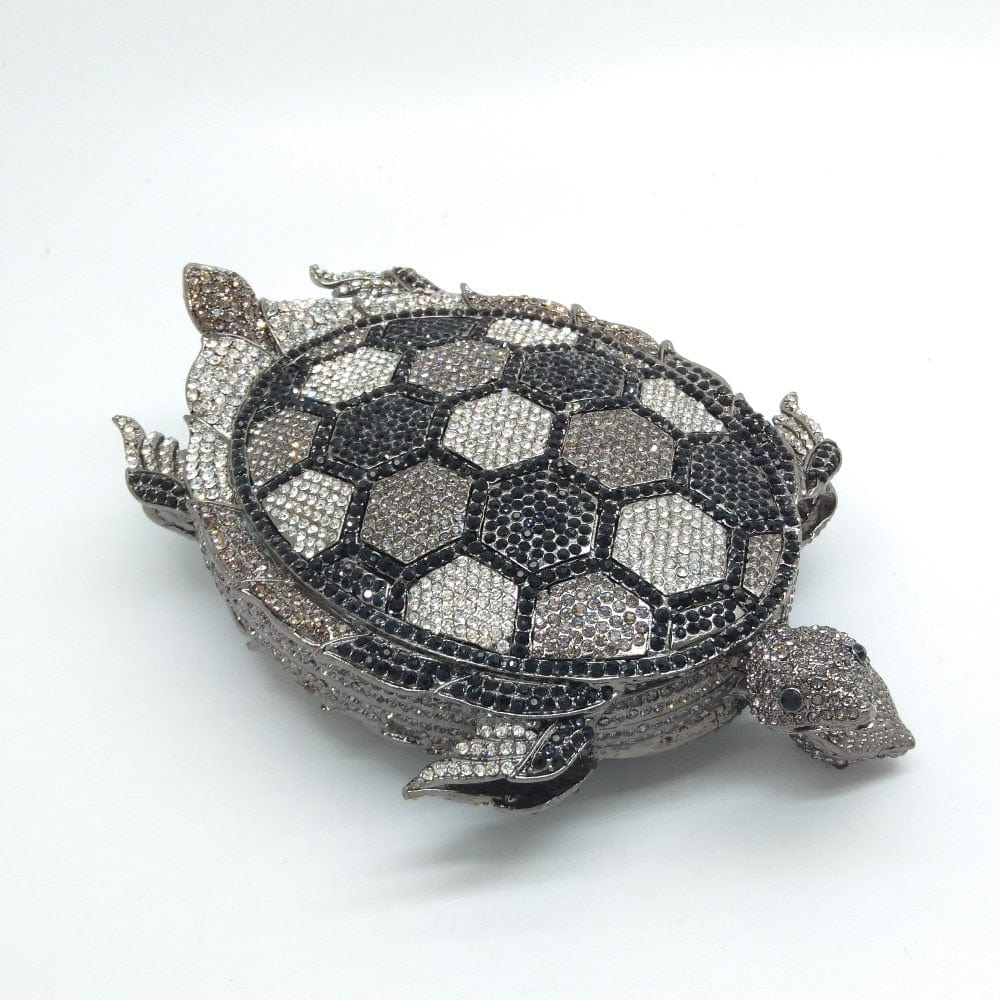 Crystal Turtle Animcal Clutch Handbag - - Luxury bags by WAAMII