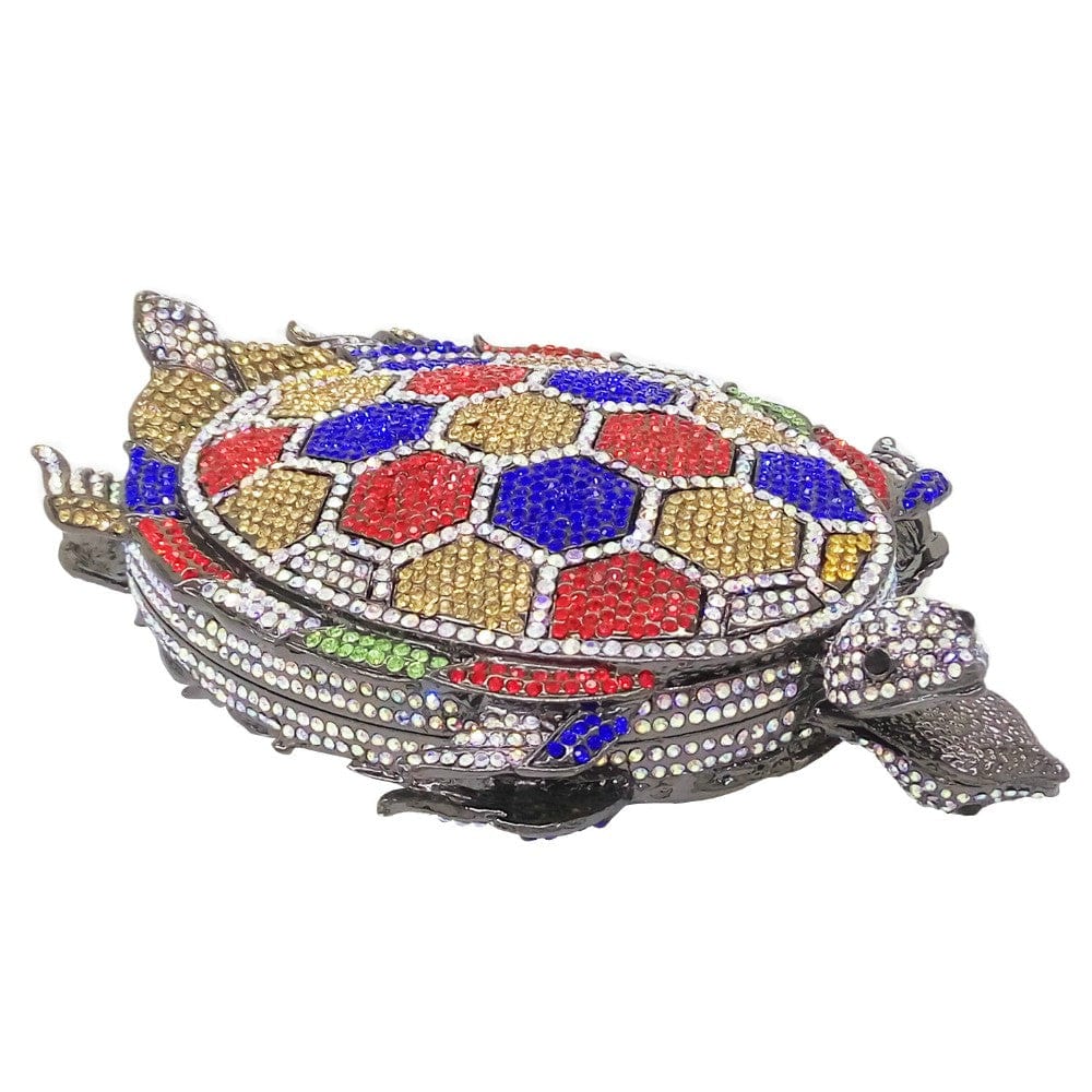 Crystal Turtle Animcal Clutch Handbag bags WAAMII   