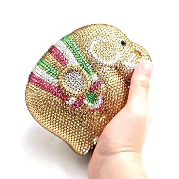 Cute Mini Elephant Full Rhinestone Purse Clutch - - Luxury bags by WAAMII