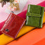 Cutest Genuine Leather Burgundy Mini Purse Wallet bags WAAMII   