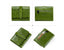 Cutest Genuine Leather Burgundy Mini Purse Wallet bags WAAMII   