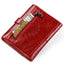 Cutest Genuine Leather Burgundy Mini Purse Wallet bags WAAMII   