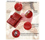 Cutest Genuine Leather Burgundy Mini Purse Wallet bags WAAMII   
