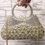 Dazzling Rhinestone Hollow Out Crystal Pearl Beaded Top Handle Clutch - - Luxury bags by WAAMII
