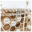 Della Pearl Beaded Honeycomb Clutch bags WAAMII   