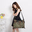 Designer Luxury Gold Thread Phoenix Hand Embroidery Bag Tote-Wood Bead Trim Limited Edition - - Luxury bags by WAAMII