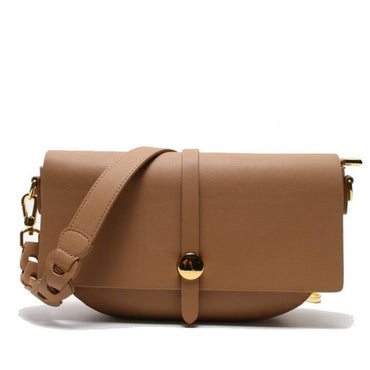 Diana Gold-Tone Bucket Leather Satchel - - Luxury bags by WAAMII